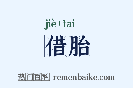 借胎是什么意思的图片